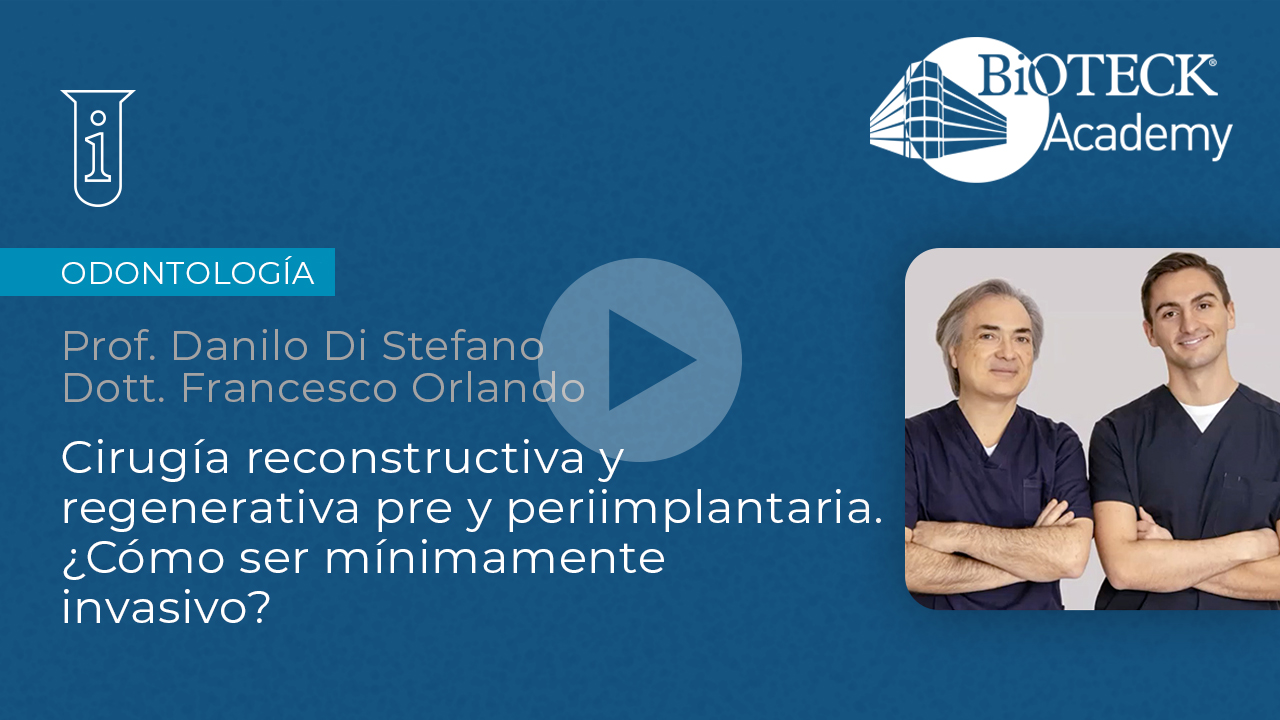 Cirugía reconstructiva y regenerativa pre y periimplantaria. ¿Cómo ser mínimamente invasivo?